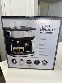 Combo 19 Bar Espresso and Drip Coffee Maker