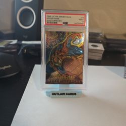 1995 SPIDERMAN ULTRA SPIDER-MAN MASTERPIECES LIMITED EDITION PSA 9
