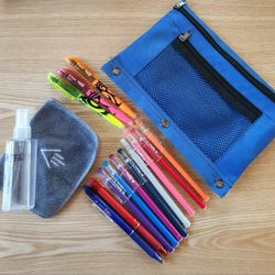FriXion Erasable Pens And Highlighters With Cloth