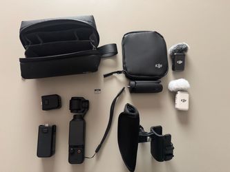 DJI osmo pocket w/ 2 mics