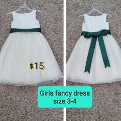 Party Dress, Girl Size 3-4