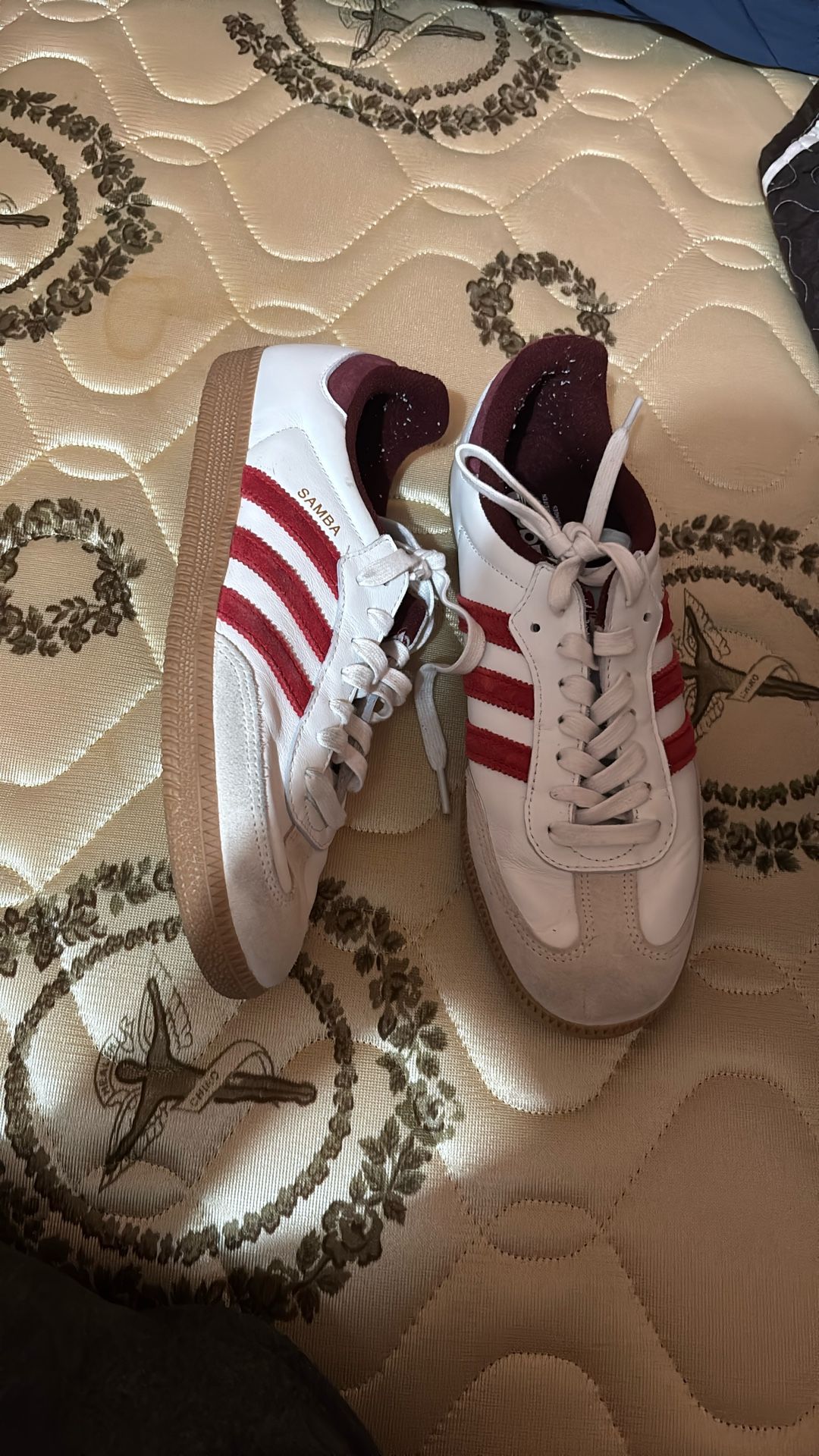 SAMBA OG SHOES RED/WHITE