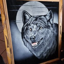 Black Wolf Frame