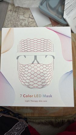 7 Color LED Light Therapy Face Mask