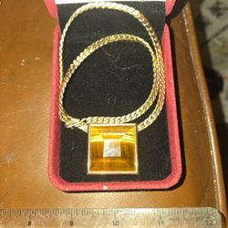 Ben-Amun  Tiger Eye Necklace