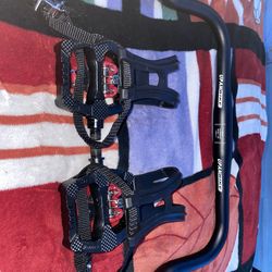 Fixed gear toe cage & Bull horns