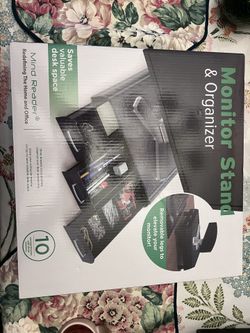 Monitor Stand And Organizer