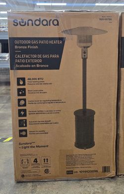 Sundara Outdoor Gas Patio Heater Bronze Finish