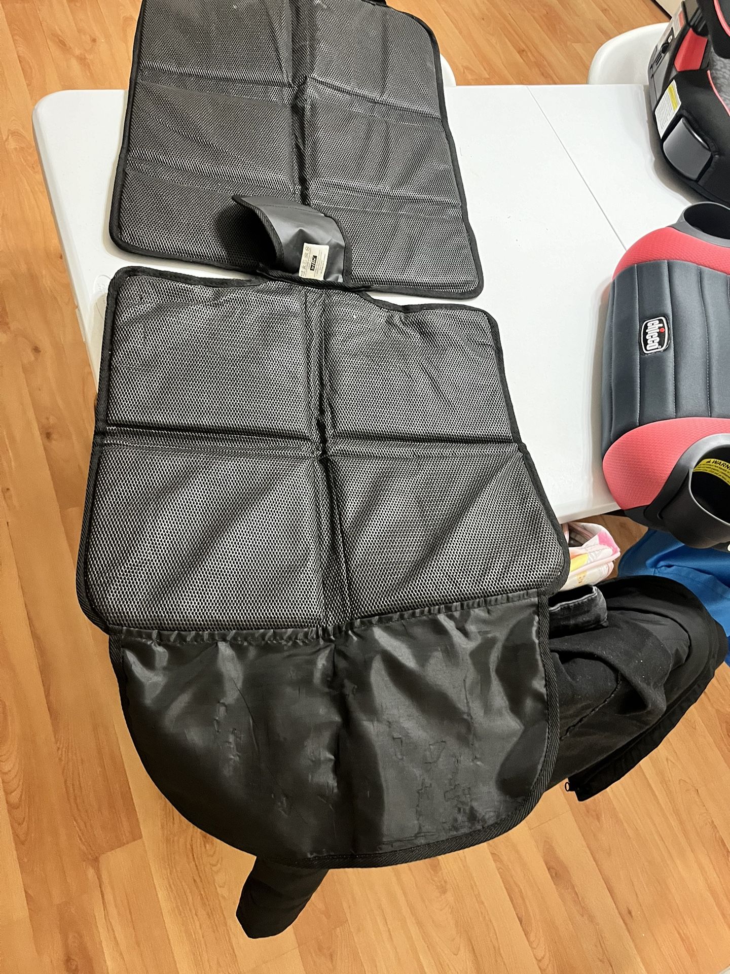 car seat protector when putting the child seat in