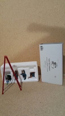 Dept 56 Heritage Village Collection "Town Tree Trimmers" Department 56