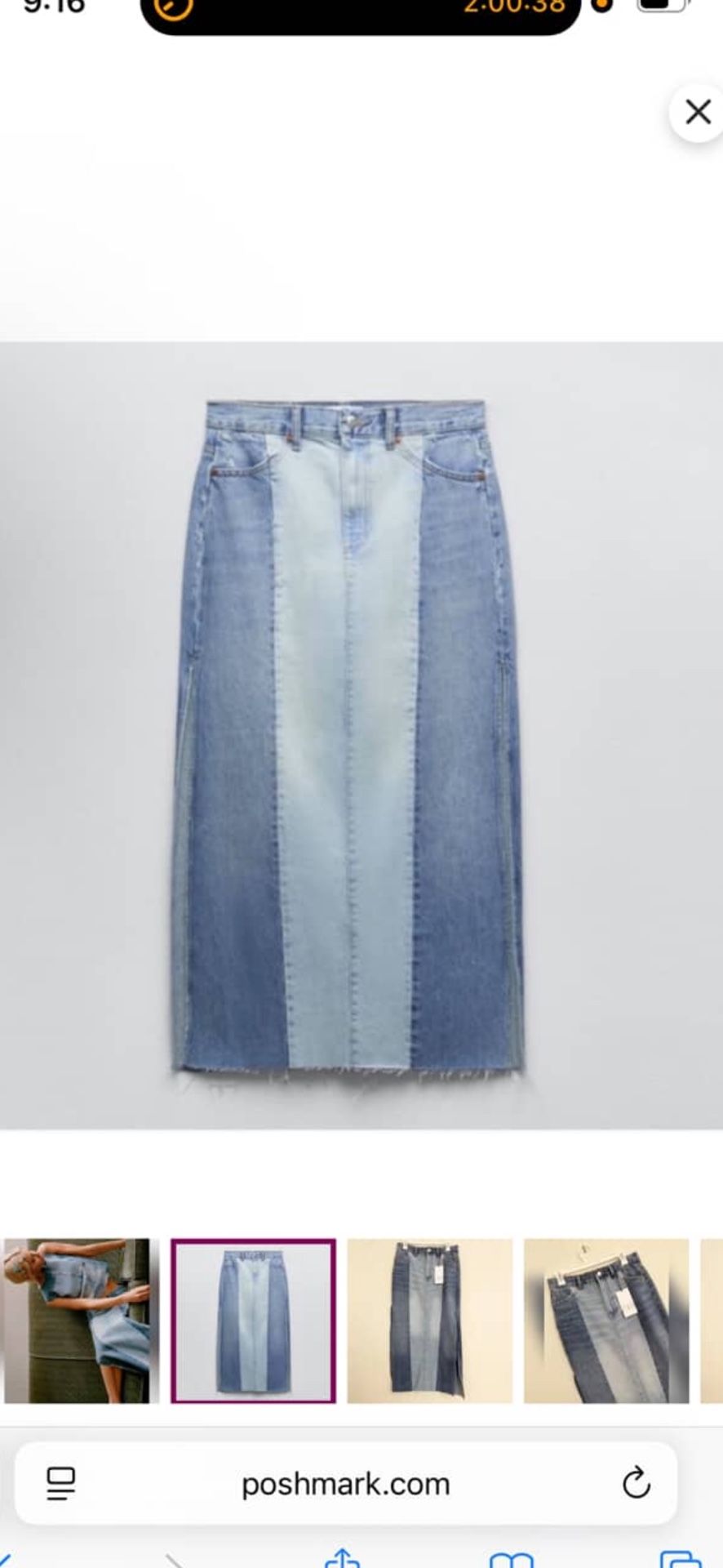 Falda ZARA talla m