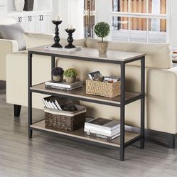 Gray Console Table 611762