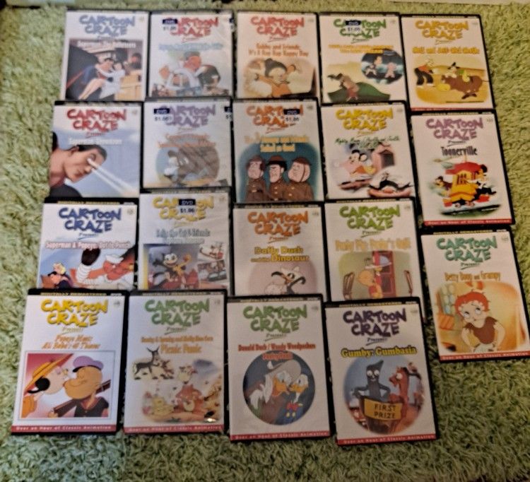 Cartoon Craze DVD's Classic Animation