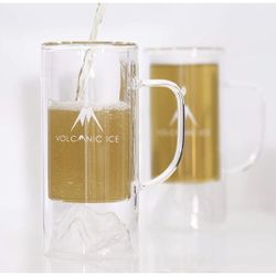 Mountain Glass Cup Set Of 2