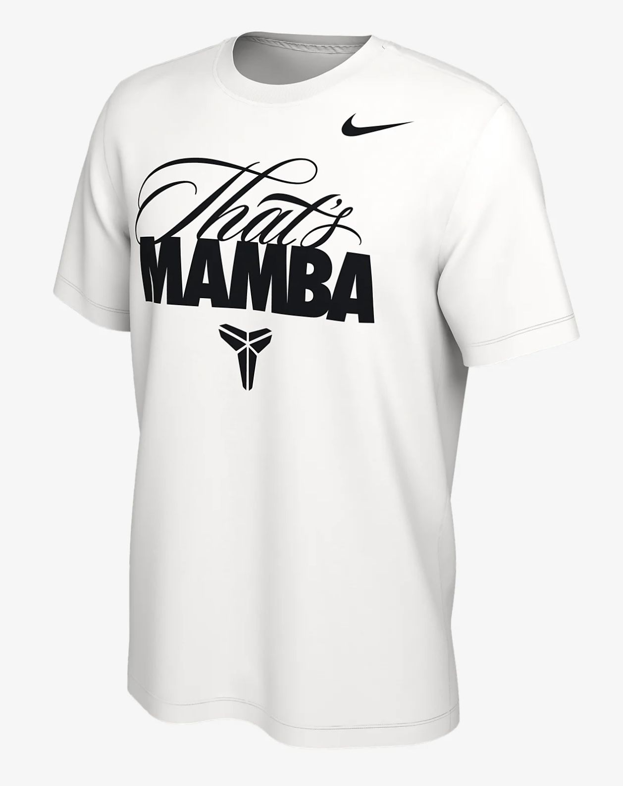 Nike Kobe T-Shirt White 'That's Mamba' (XXL)