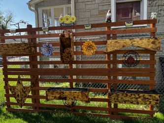 Hand Craft Garden Wall With Accessories