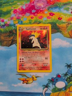 Typhlosion Holo Pokémon Card Neo Genesis 18/111