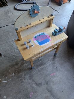 Free kids work bench