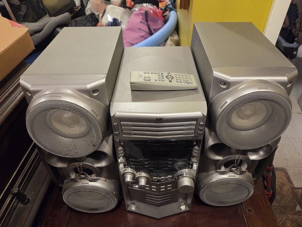 JVC HX-Z1 3-CD Changer Stereo System – 350W – Vintage Hi-Fi