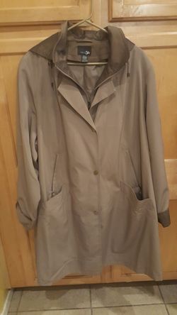 Womans rain coat