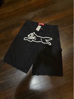 BBC ice cream Jean denim carpenter shorts.