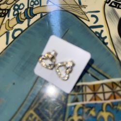 Gold Plated Heart Shape Earring 