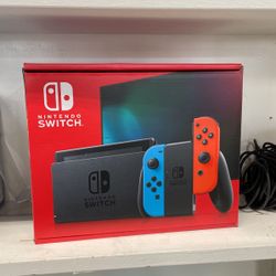 New Sealed Nintendo Switch Red & Blue 