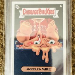 “MODELED” Mike Trout #4a - 2022 Topps Garbage Pail Kids GPK x MLB Series 
