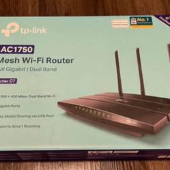 TP-Link AC1750 Dual Band Wireless Gigabit WiFi 5 Router- (Archer C7)