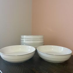 bebe Set of 6 Porcelain Pasta Bowls