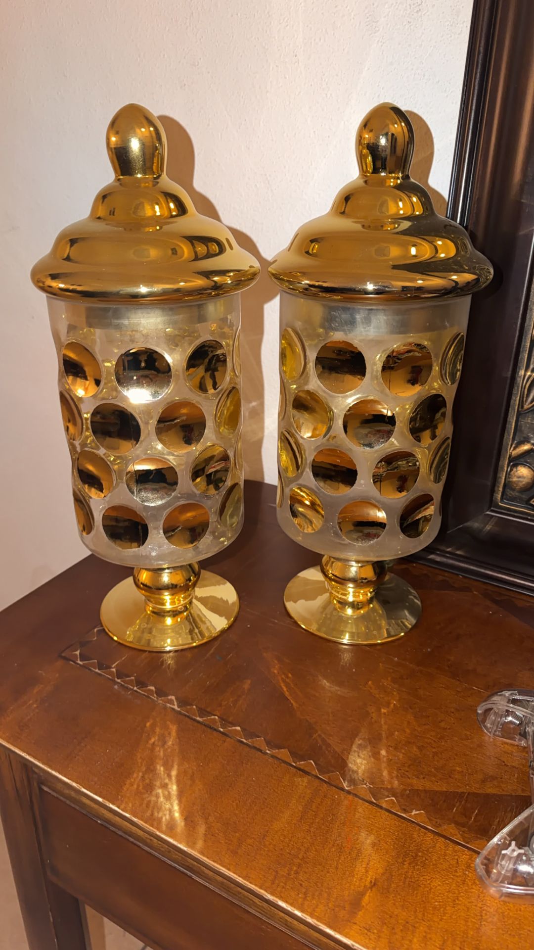 Gold Glass Decor