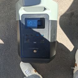 ECO FLOW MAX ..NO CHARGER BUT STILL HAS JUICE TO.SEE IT WORKS