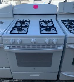 GE White 4-Burner Gas Range Stove- Take it Today Pay Later Ask for Details!
