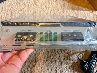 Brand new 1200 rms 2400 watts max subwoofer amplifier 1 ohm stable