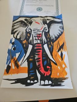 Original Elephant painting