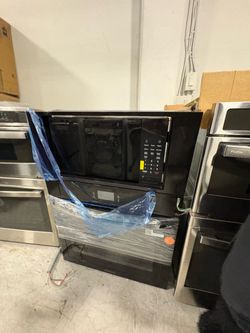 Black Built-In Microwave Wall Oven Combo