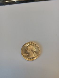 1984 Washington S Quater Errow Rim Edge Double Die (Rare Coin)