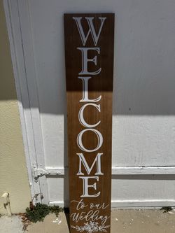 Wedding sign
