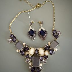 Kate spade women’s purple jewelry set
