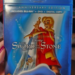The Sword in the Stone Blu-ray/DVD/digital copy