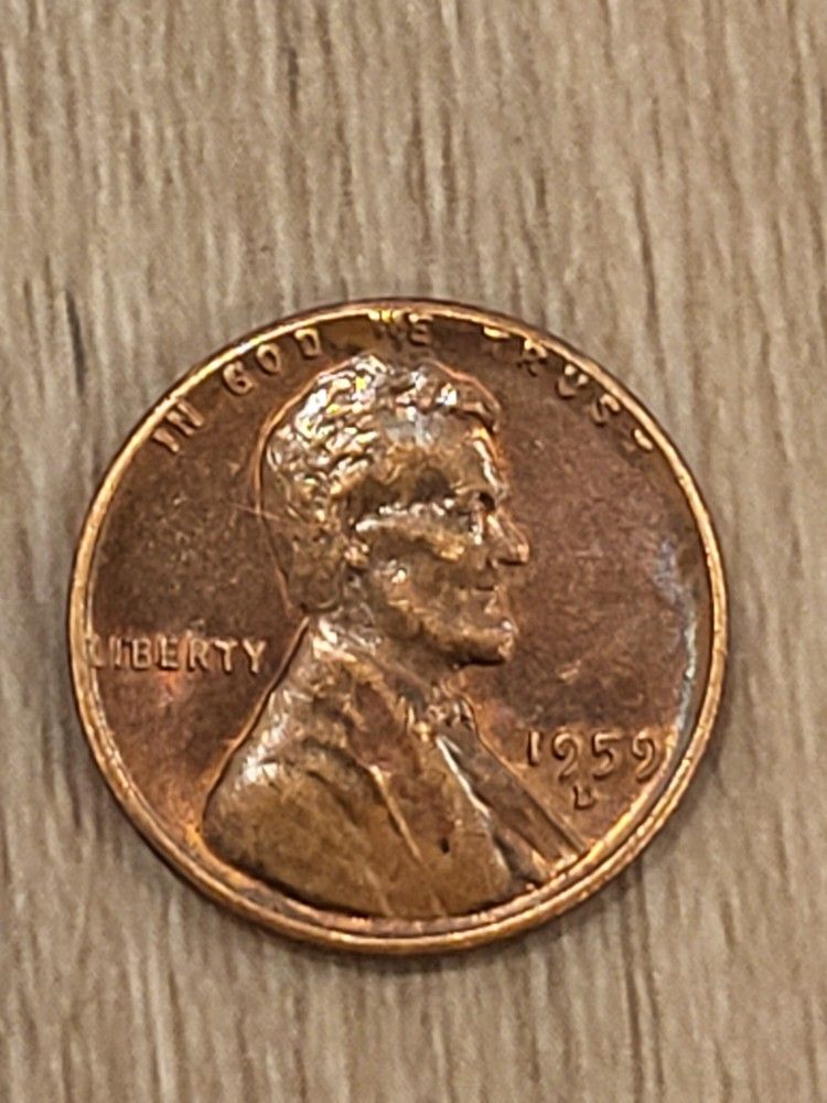 1959 D Penny
