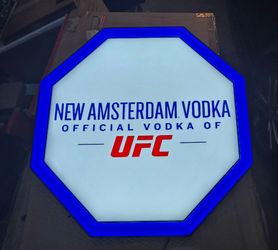 UFC NEW AMSTERDAM VODKA LED Light