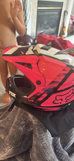 Hot Pink Fox Riding Helmet 