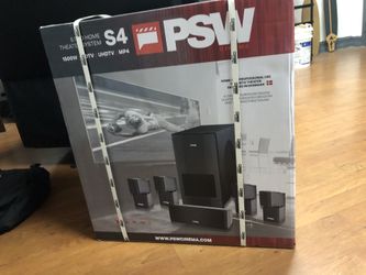 Brand New PSW S4 Cinema Front Surround Sound Set