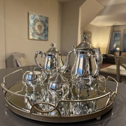 Leonard Silverplate Tea Set 4 Pieces