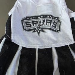 San Antonio Spurs doggie cheer Dress Size Xs 