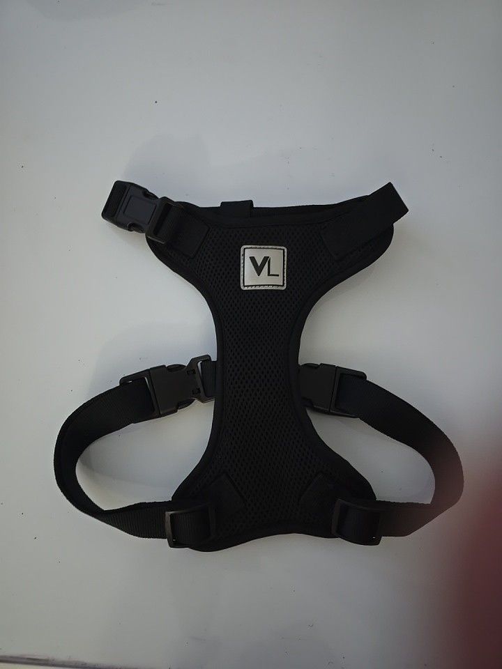 Vibrant Life Mesh Adjustable Dog Harness in Black SIZE L