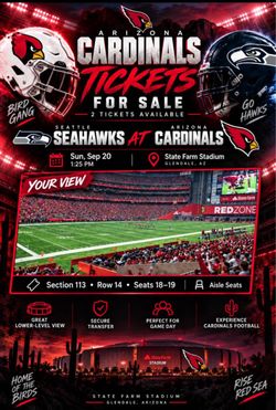 Seahawks vs cardinals