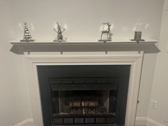 Fire Place Christmas Ornament Stocking Holder X 4