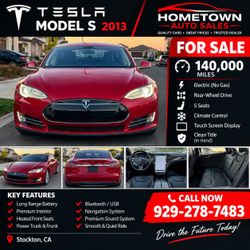 2013 Tesla Model S – Red, 140K Miles